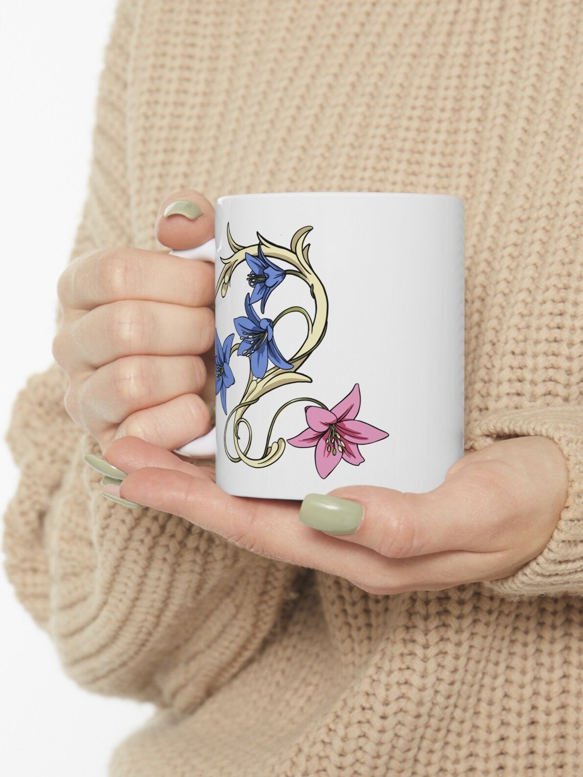 White Mage Ceramic Mug product image (7)