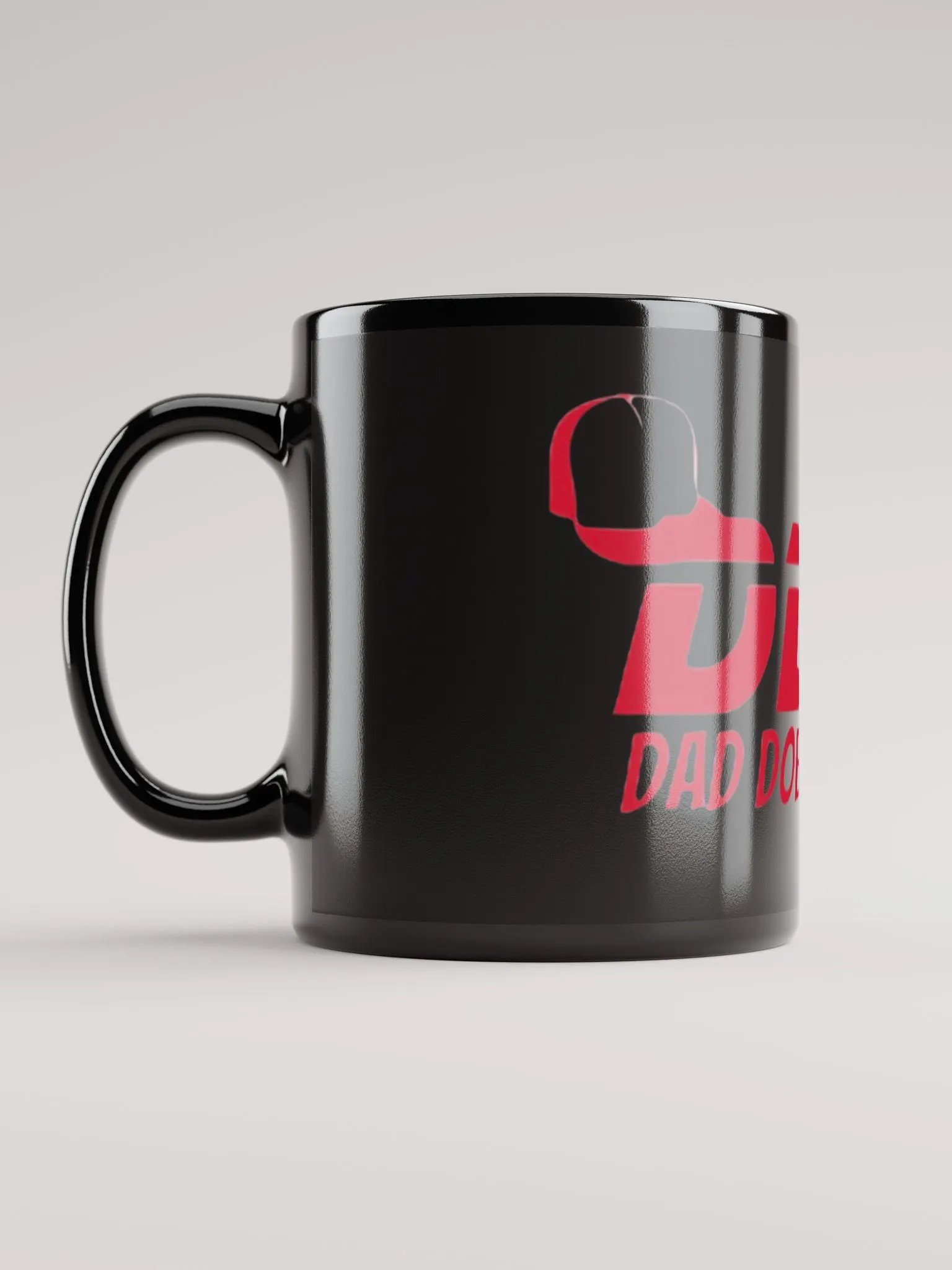 DAD DOES MATTER Black Glossy Mug product image (6)