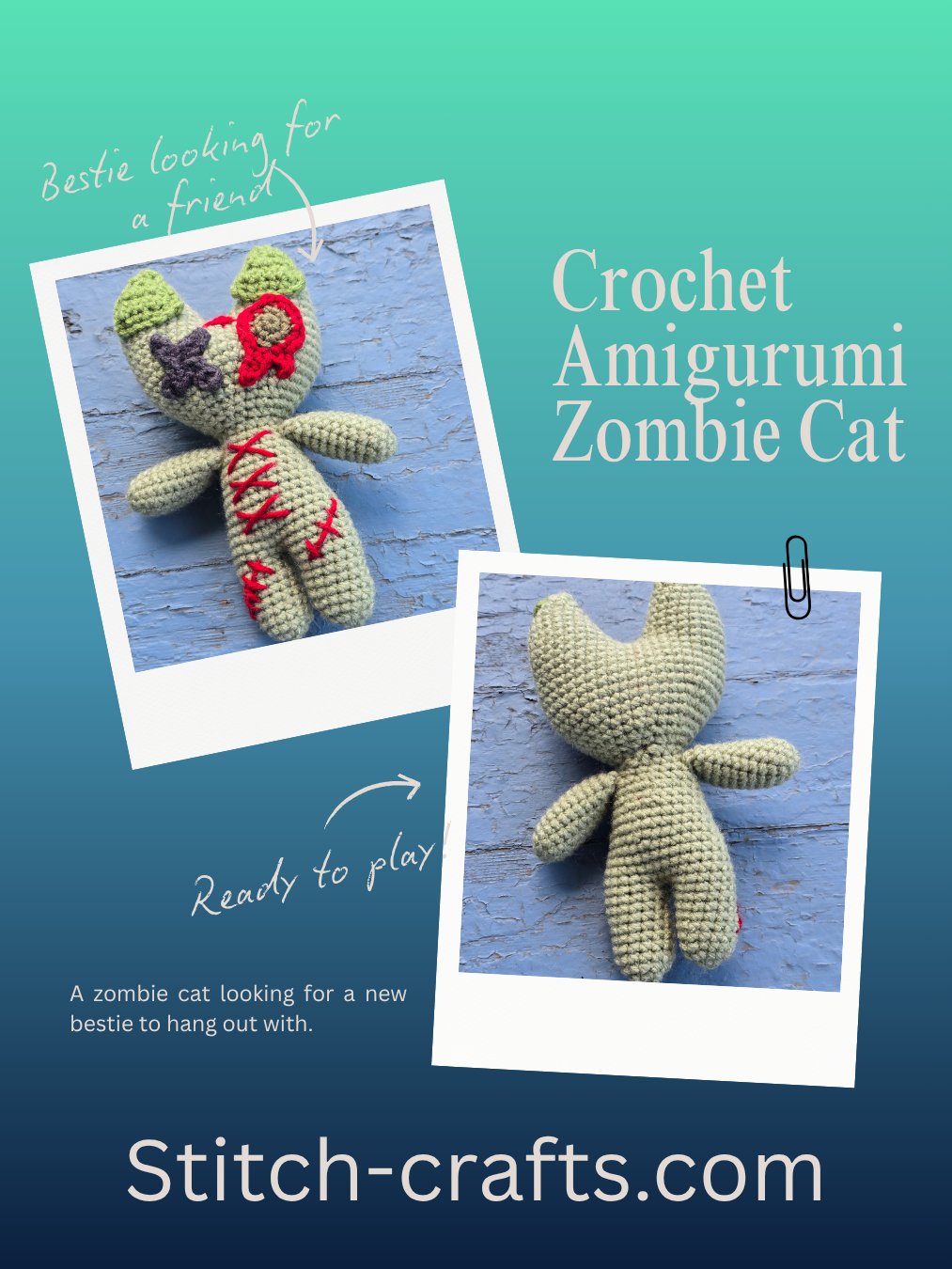 Zombie Cat Plushie 🐑 product image (1)
