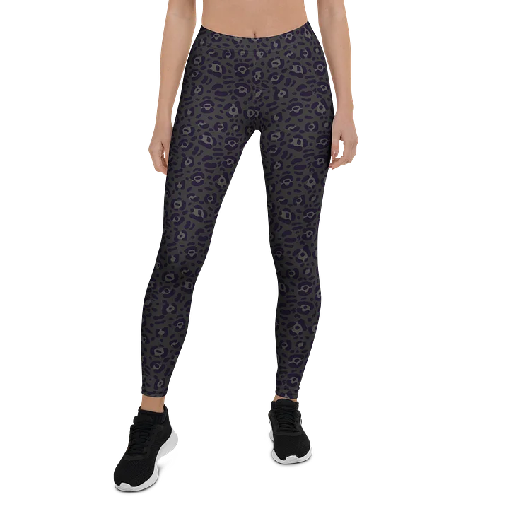 Comfortable Leggings with Bold Black Leopard Print product image (1)
