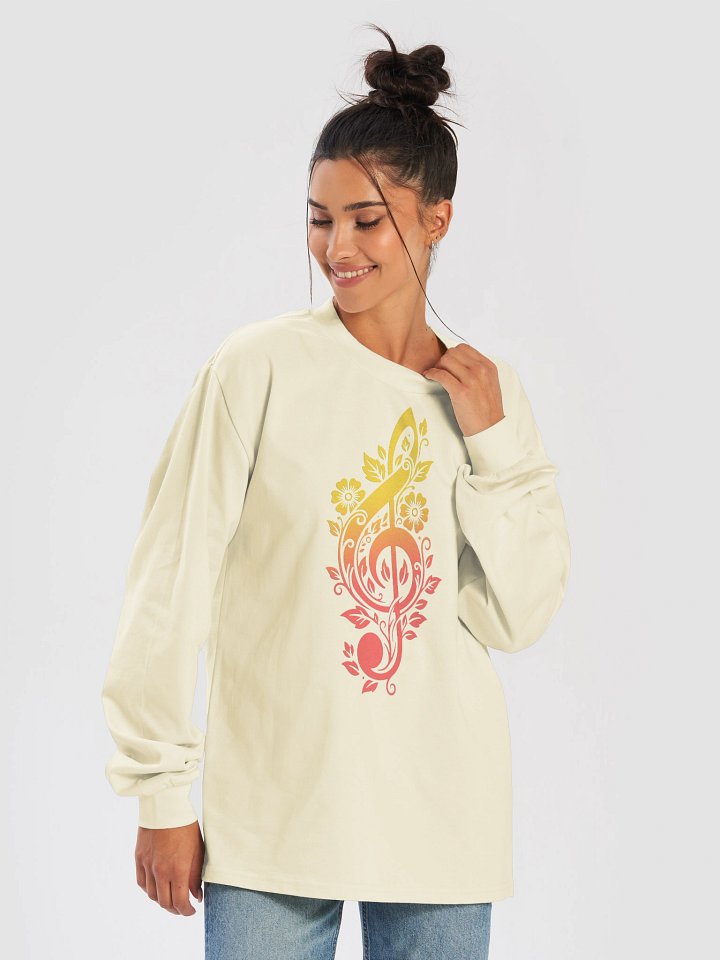 Floral Treble Clef Sweatshirt product image (2)