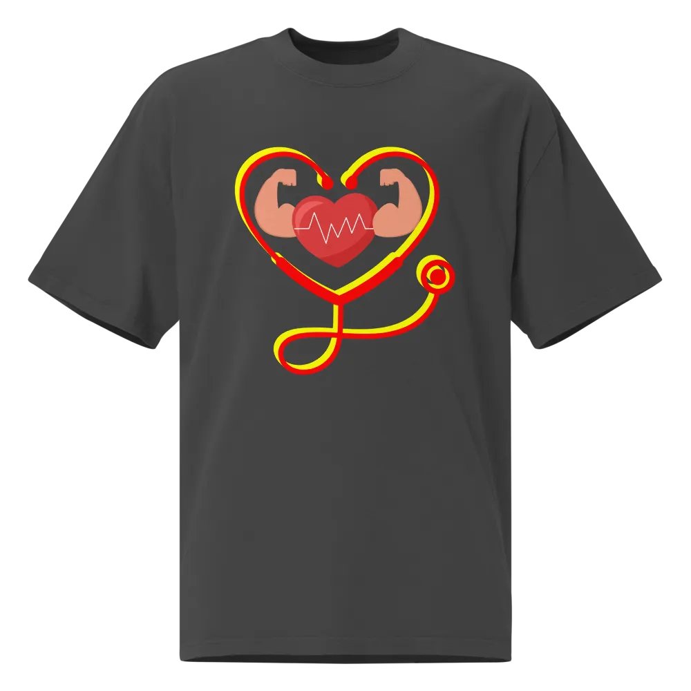 Heartbeat Flex Oversized Tee product image (1)