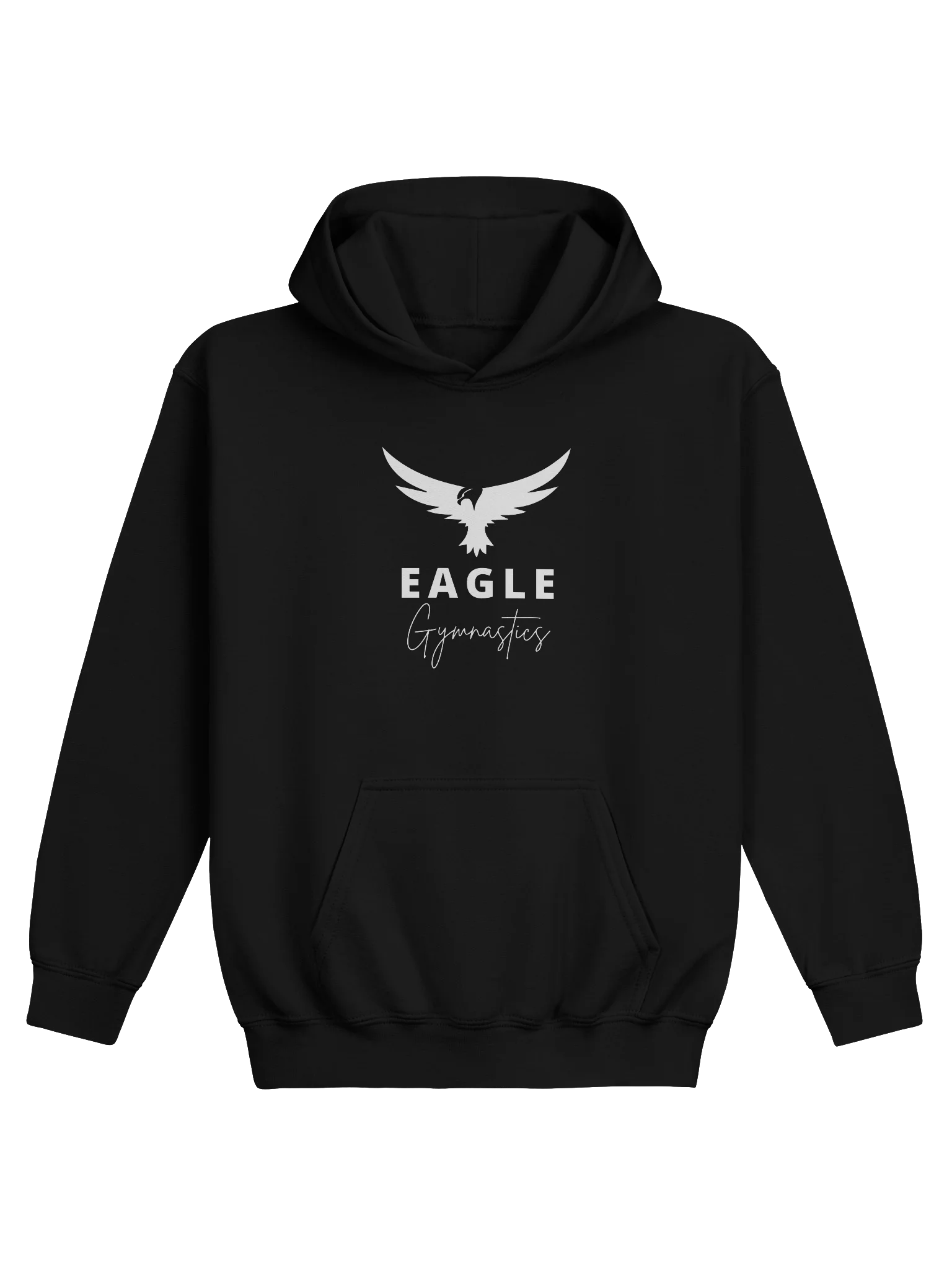 Youth hoodie white logo product image (1)
