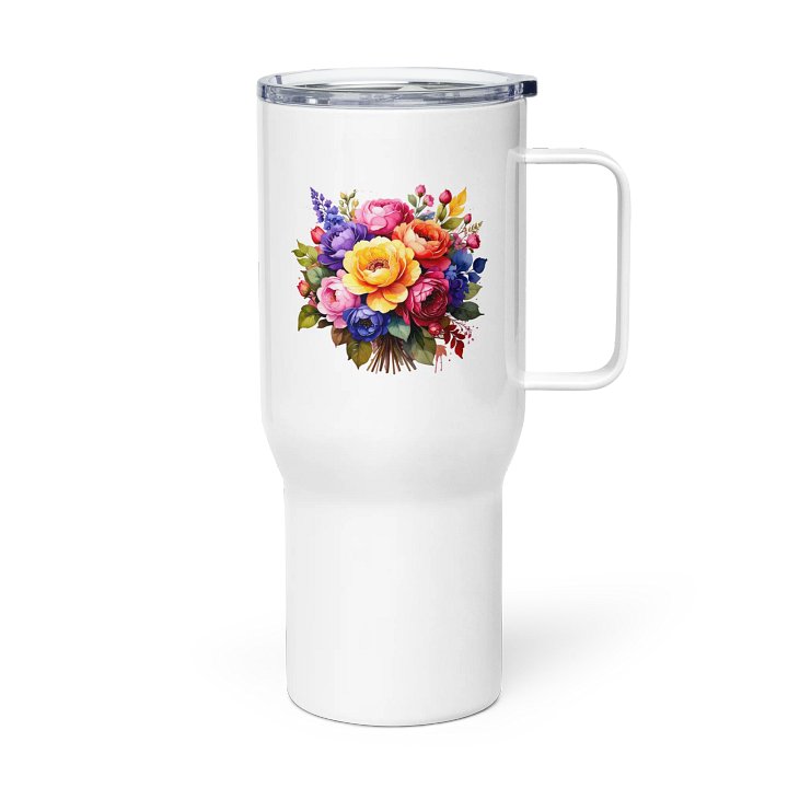 Columbia Road Market Stainless Steel Travel Mug (Floral) product image (1)