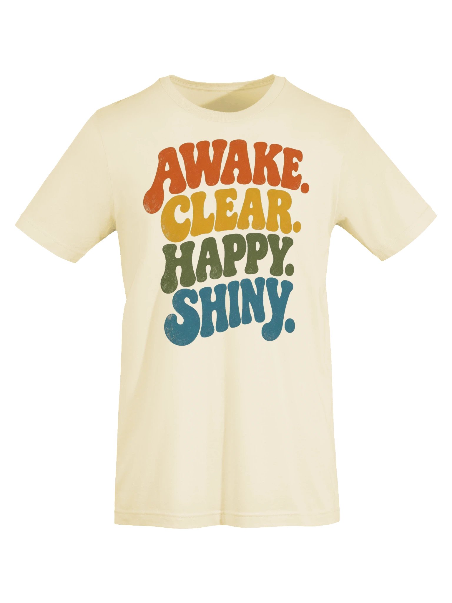 Awake Clear Happy Shiny — Retro product image (13)