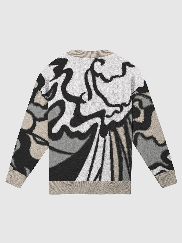 Swirling Comfort Relaxed Sweater - Wave at Sunset product image (7)