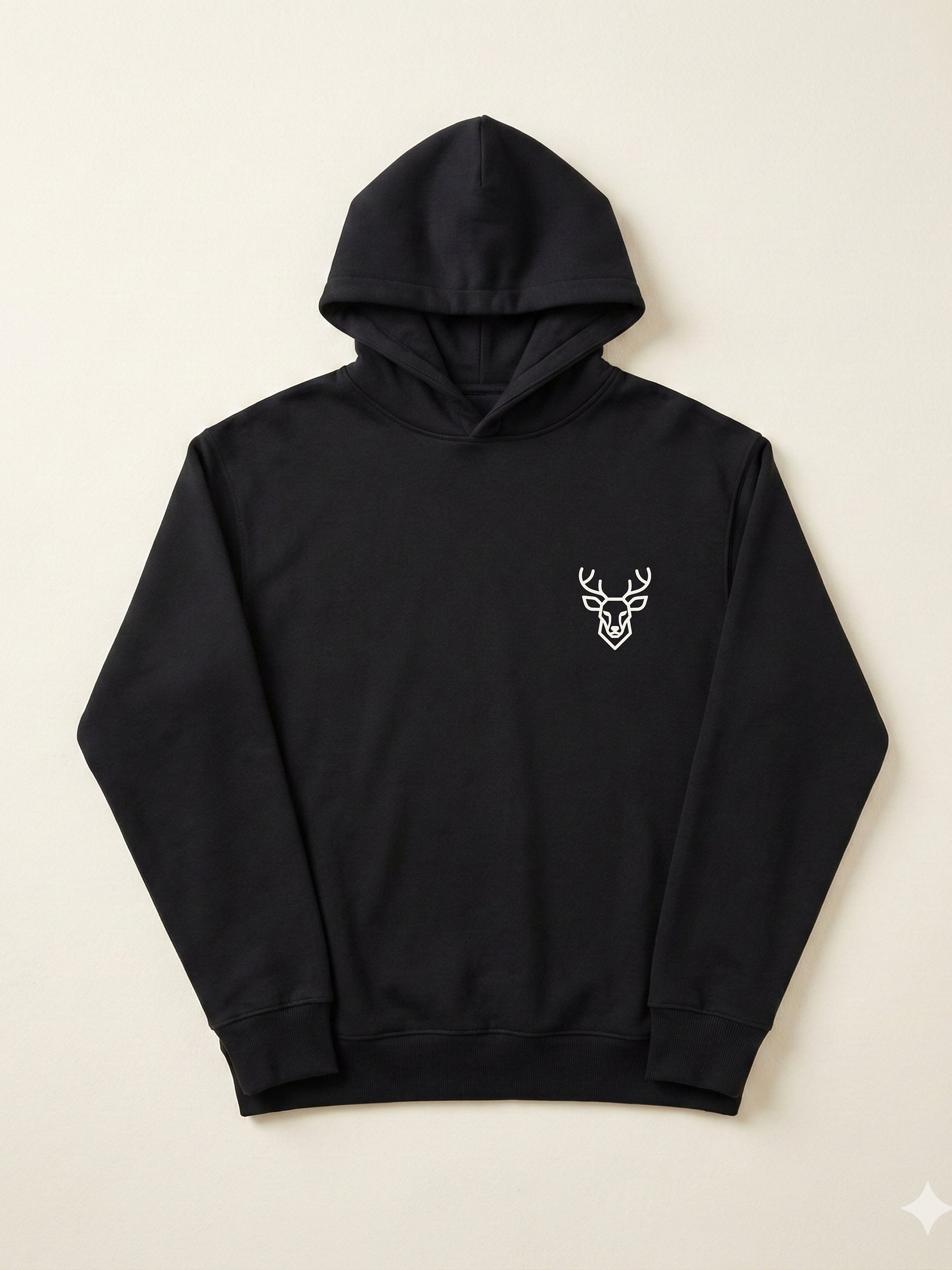 Deer Icon Hoodie — Balance & Stillness Edition product image (1)
