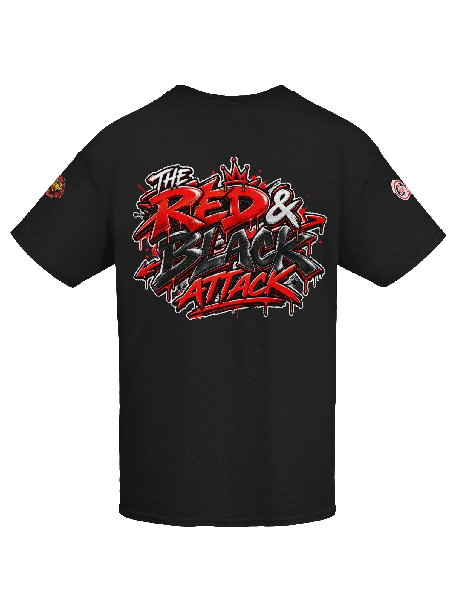 The Red & Black Attack Graffiti Tee product image (21)