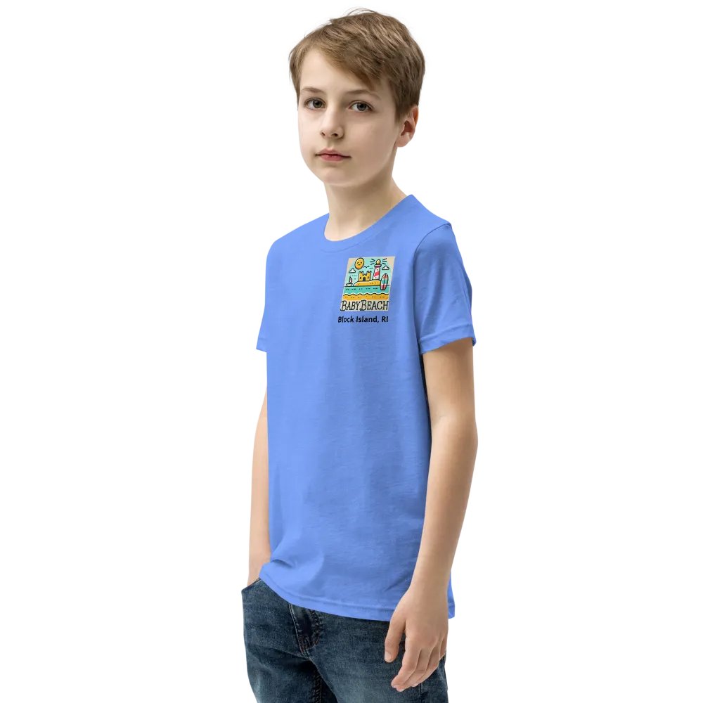 Baby Beach Adventure Youth T-Shirt - Block Island, RI product image (27)