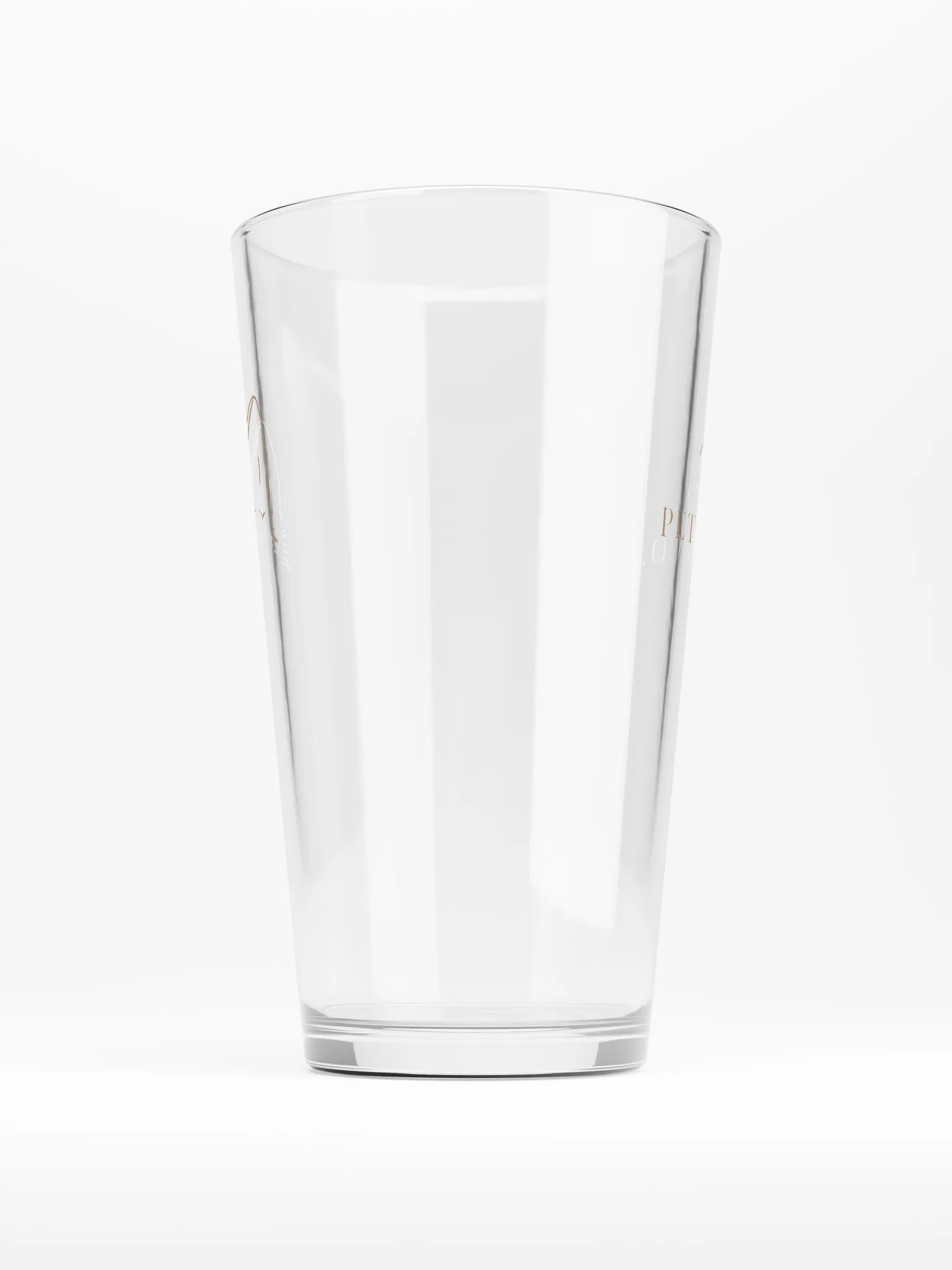 Logo Pint Glass product image (1)