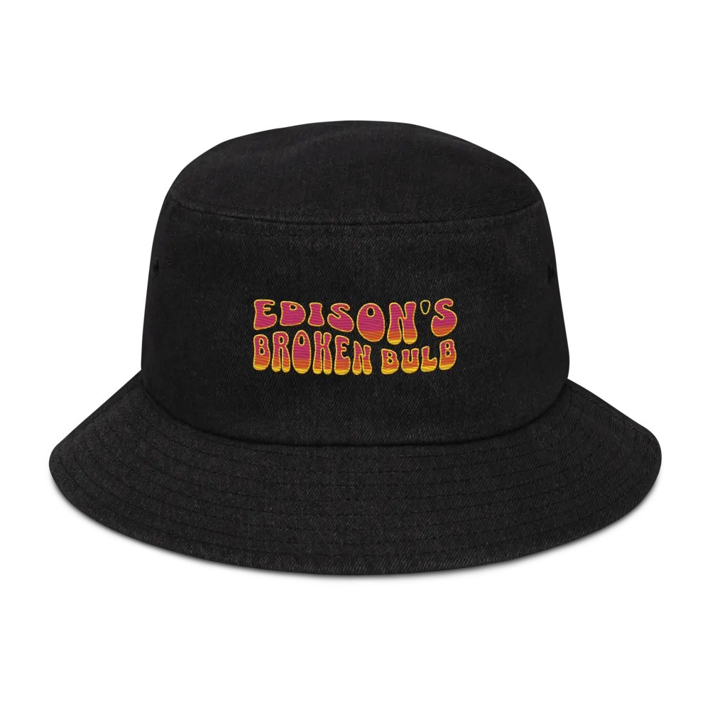 Edison's broken bulb (Denim Bucket Hat) product image (1)
