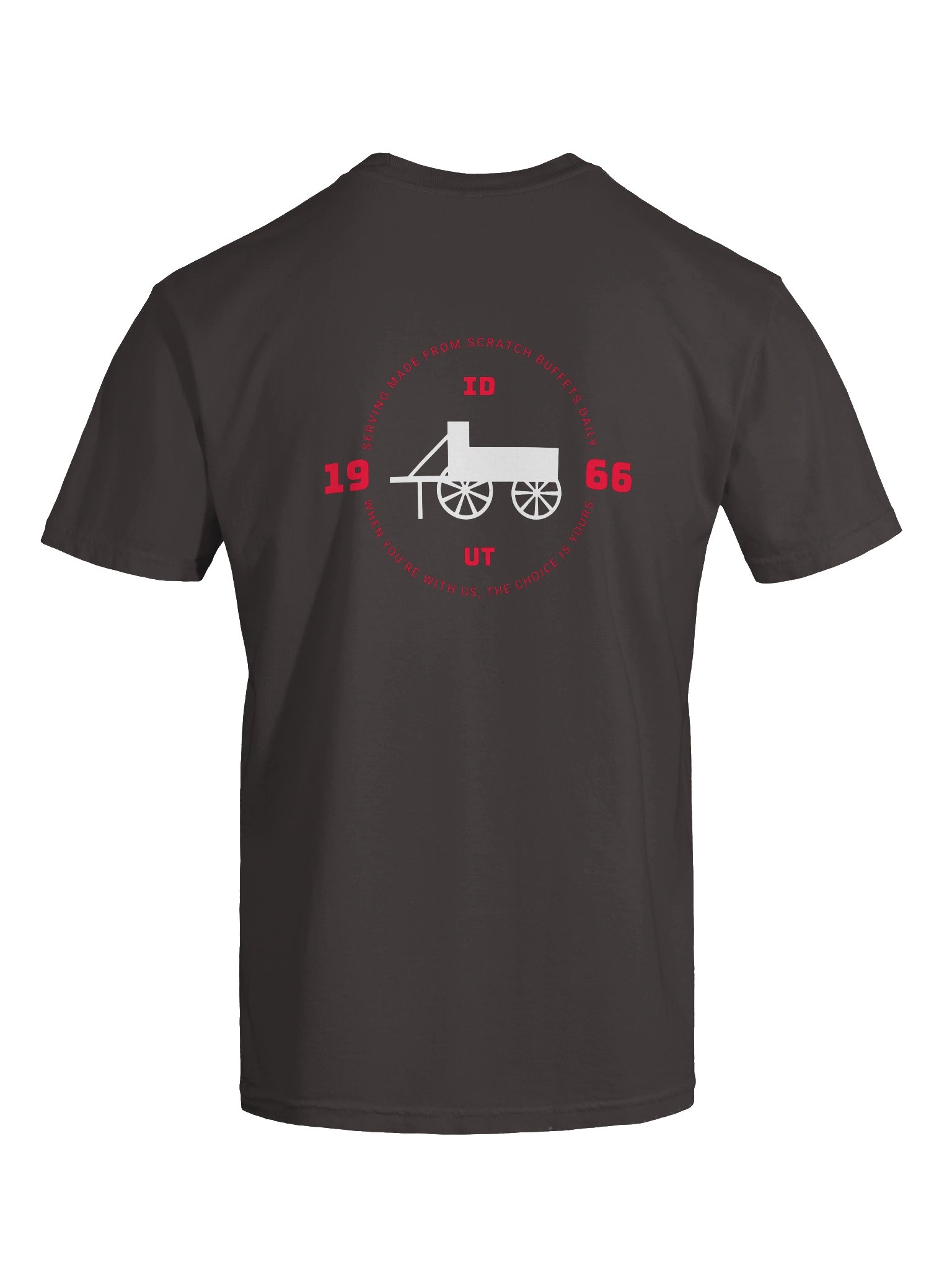 Heritage Tee - Graphite & Red product image (7)