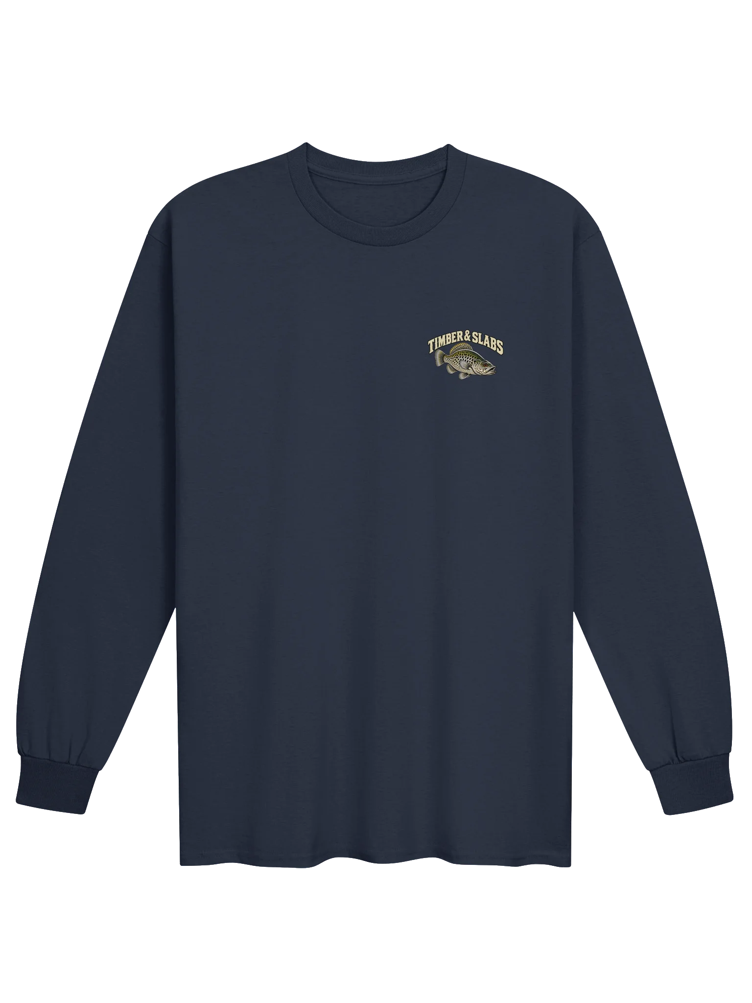 Timber & Slabs – Crappie Fishing Long Sleeve Tee product image (26)