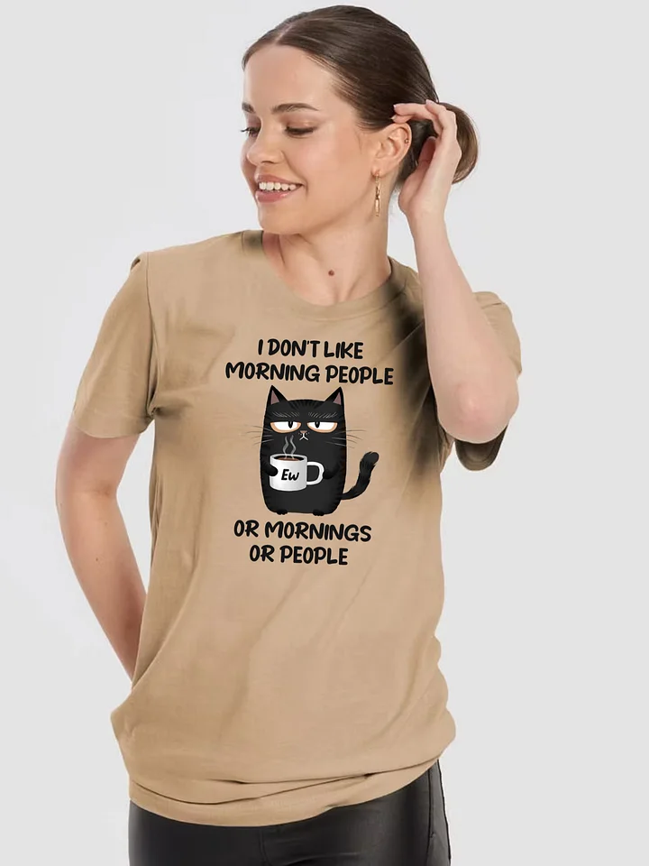 Grumpy Morning Cat Tee product image (1)