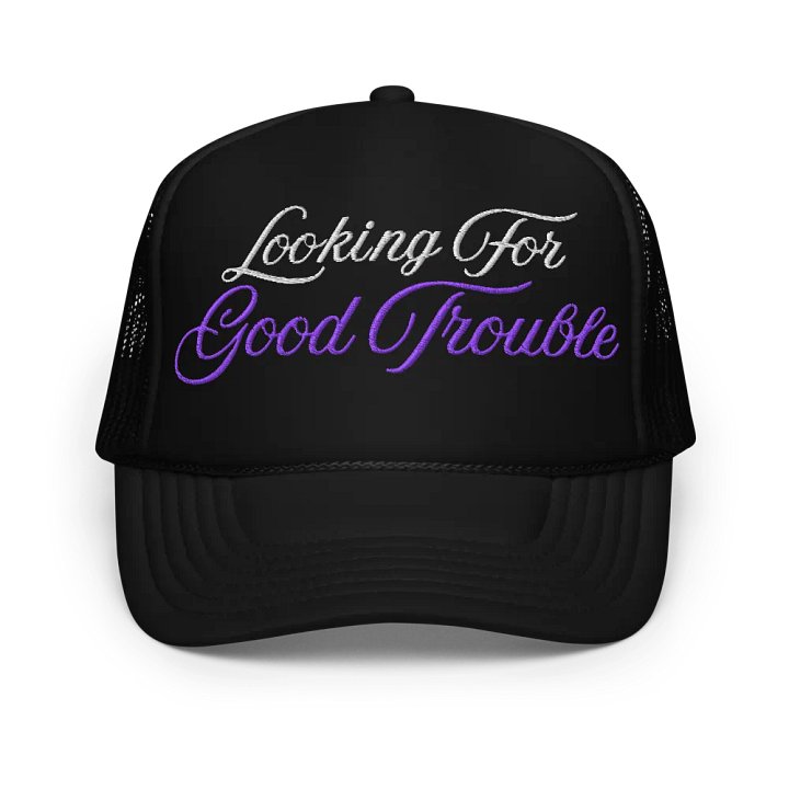 Resistors, Looking for Good Trouble, Black Embroidered Cap product image (1)