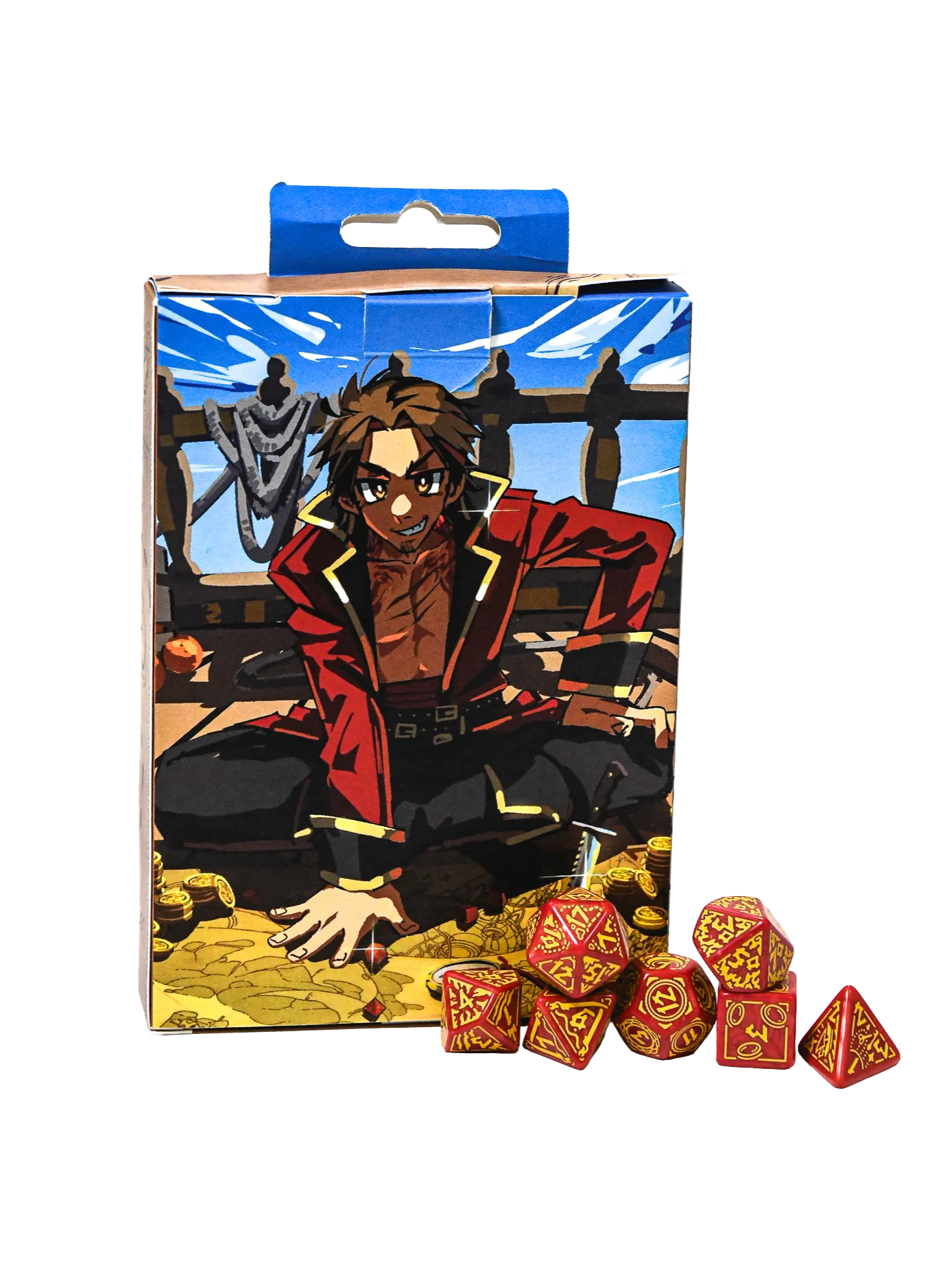 Chip Dice Set 7pcs - Riptide Character Dice product image (2)