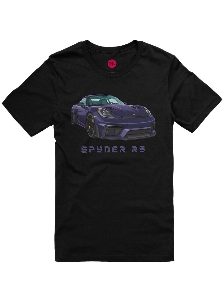 Purple Porsche Spyder RS Shirt (Retro, Sketch, Silhouette) product image (6)