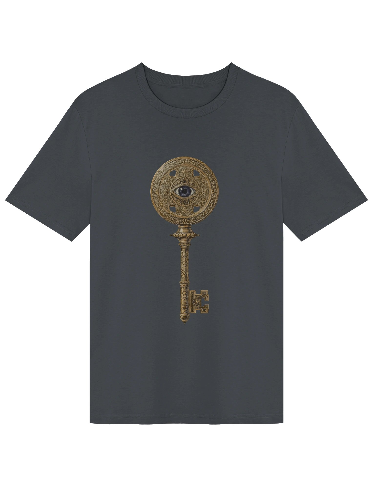 The Gatekeeper’s Key – India Ink Grey Manuscript Edition (Front & Back Print) product image (1)