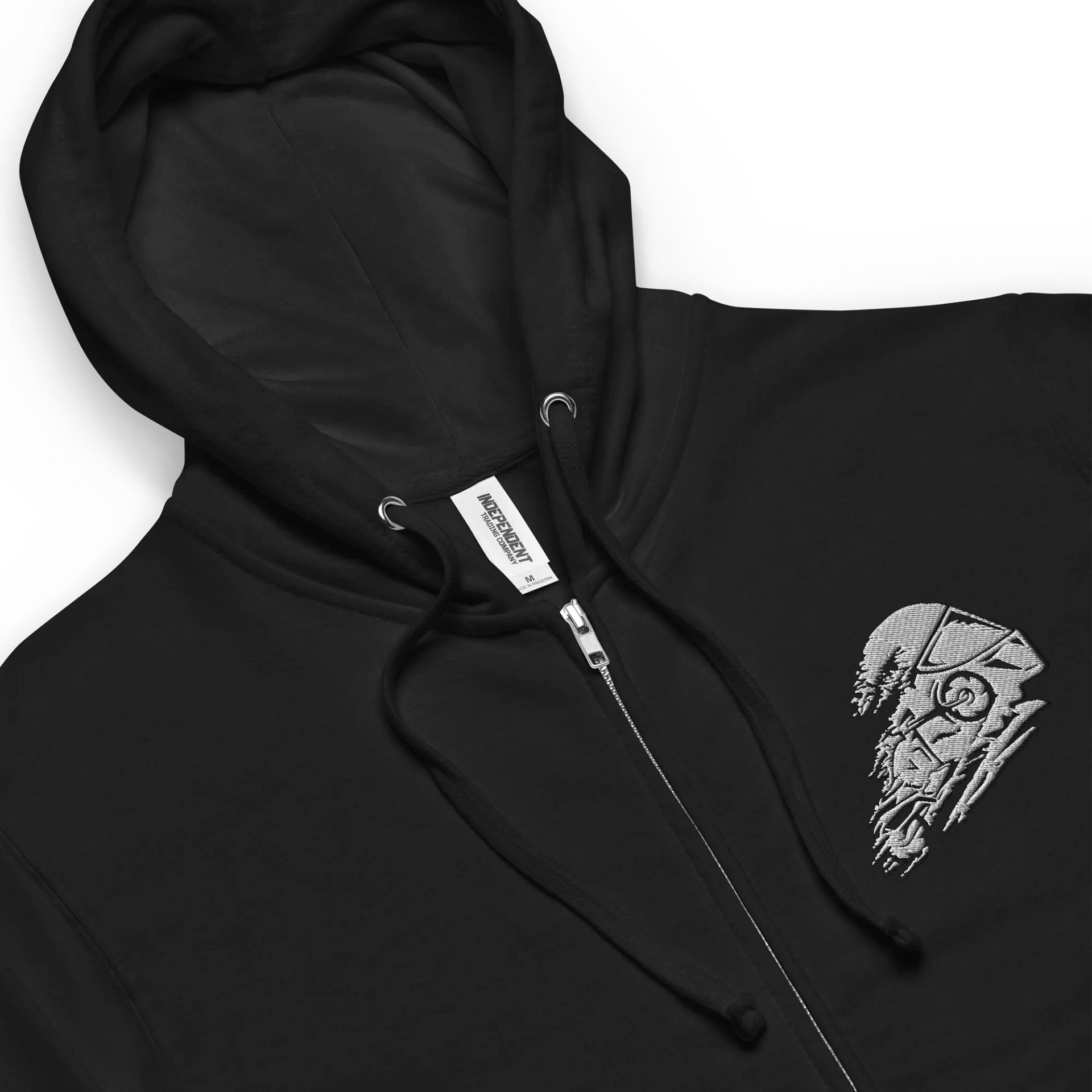 Independent Trading Co. Zip Up Biker Hoodie product image (5)