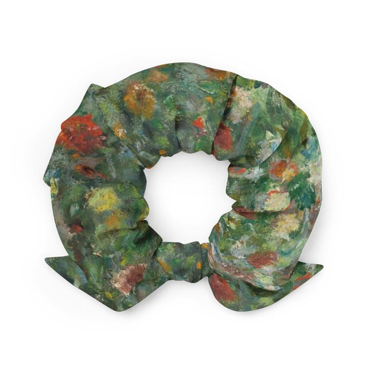 Monet Dahlias Fine Art Scrunchie with Bow product image (2)