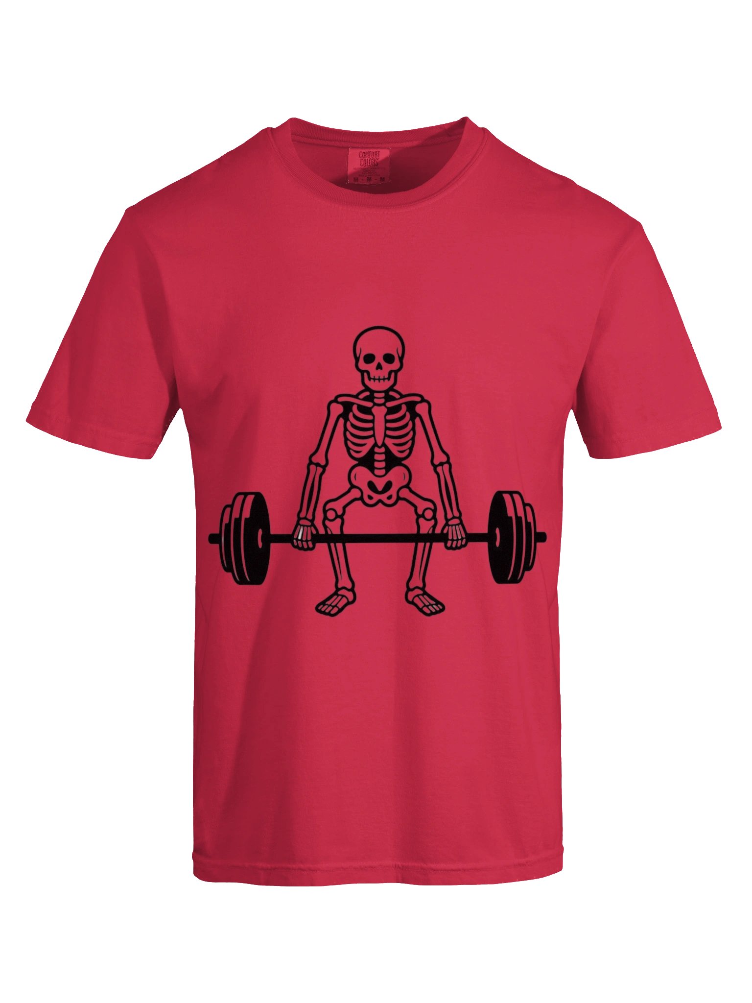 Skeleton Deadlift Tee | Funny Gym Shirt product image (4)