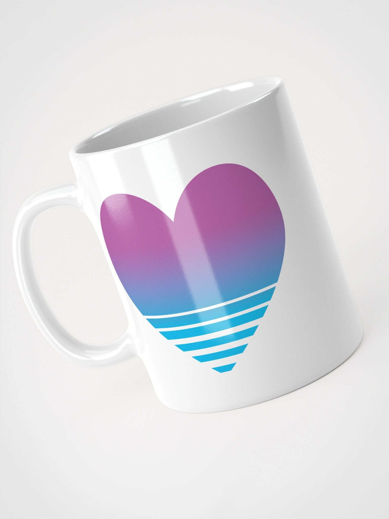 Vaporwave Heart Coffee Cup product image (4)