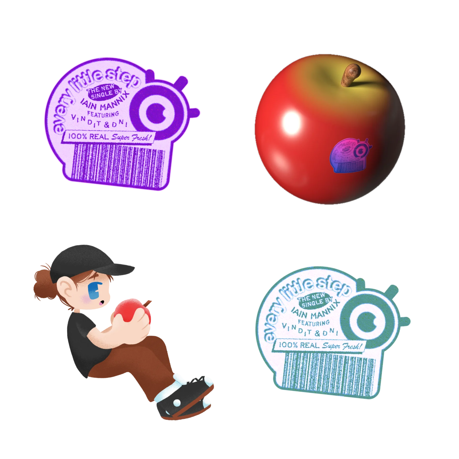 Every Little Step Sticker Pack 002 product image (1)