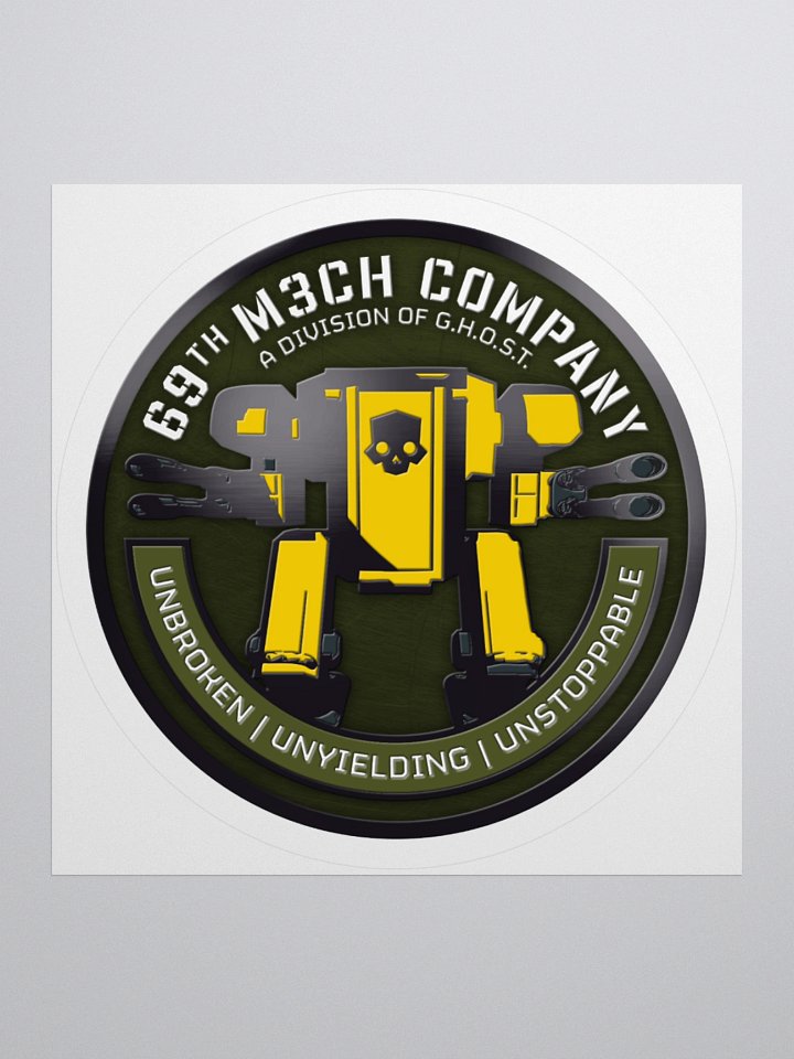 69th M3CH Company Metallic Sticker product image (2)