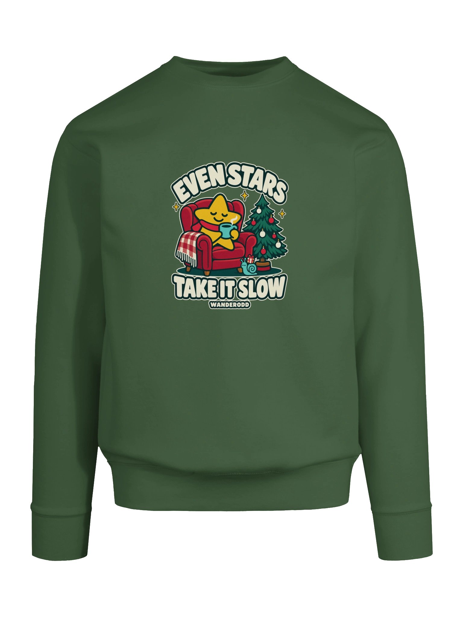 Christmas Star Sweatshirt – Take It Slow | WanderOdd product image (38)