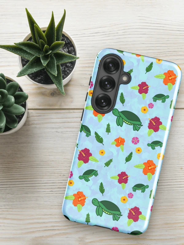 Tropical Turtle Pattern Samsung® Tough Case product image (1)