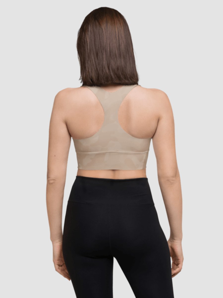 Longline Sports Bra - Desert Camo product image (4)