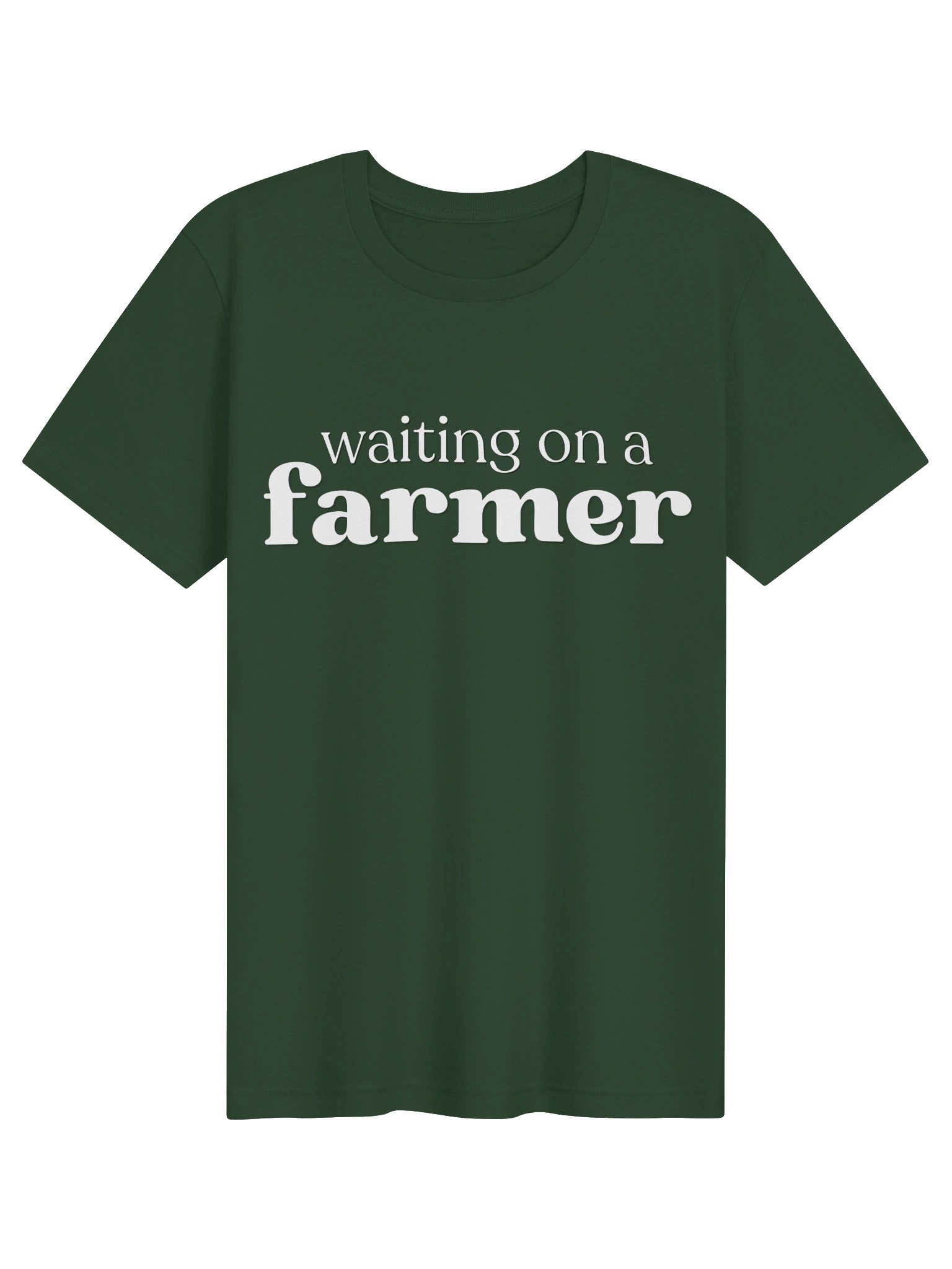 Waiting on a Farmer Farm Life T-shirt product image (3)