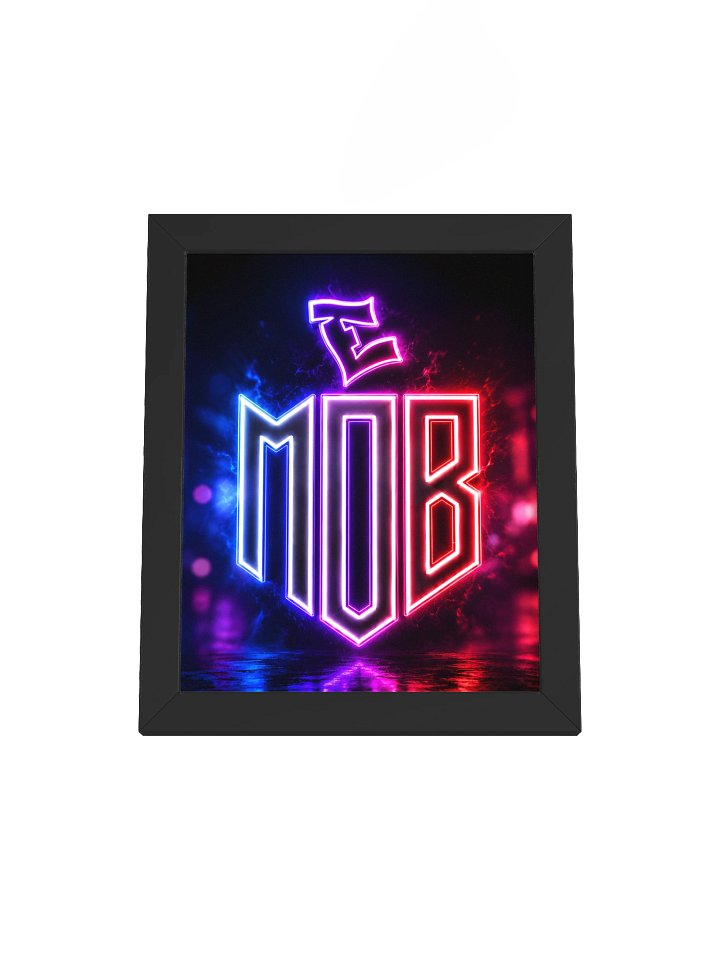 EMOB framed high-quality matte poster product image (2)