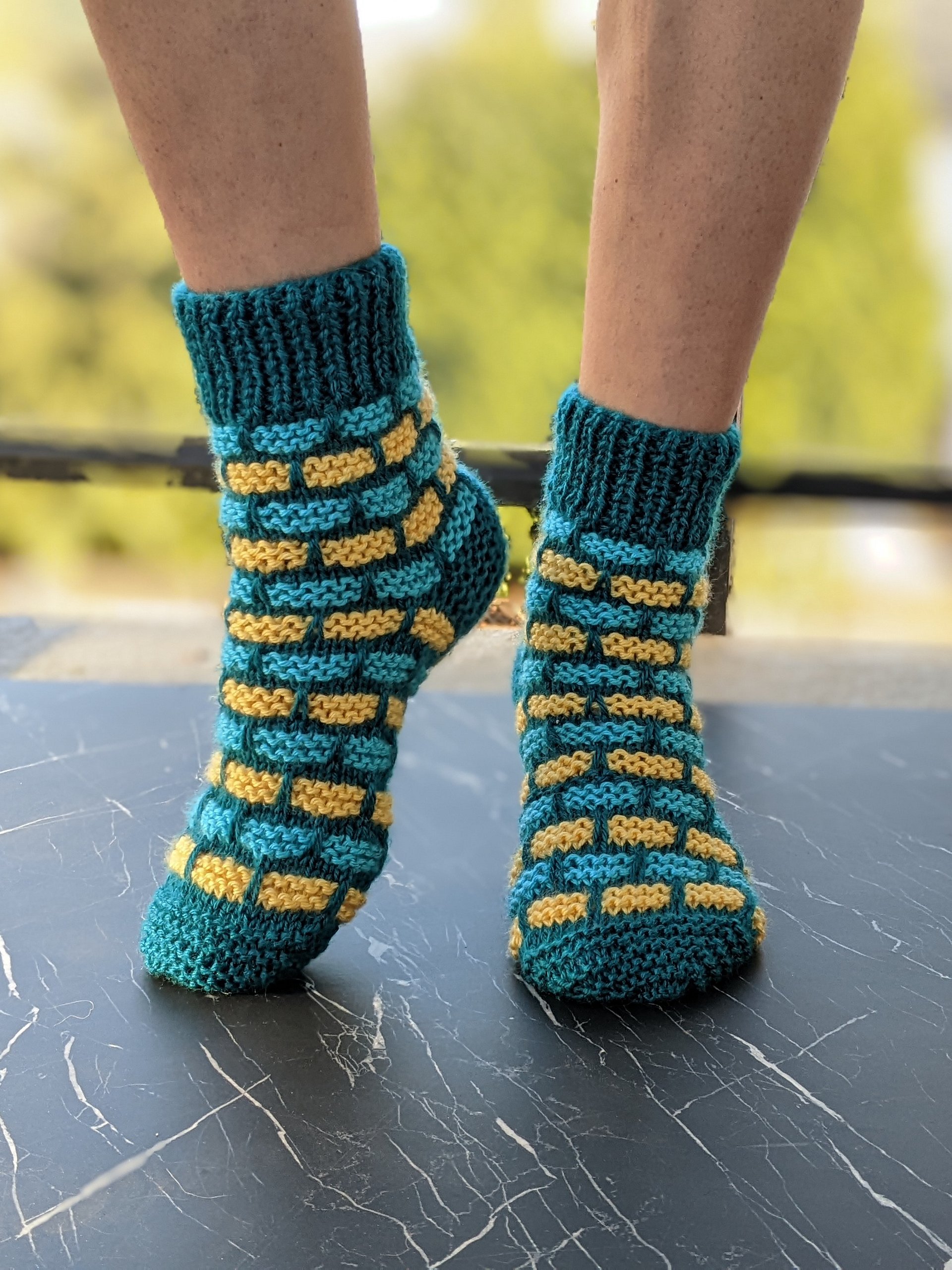 Bricklane Flat Knit Socks Pattern product image (3)