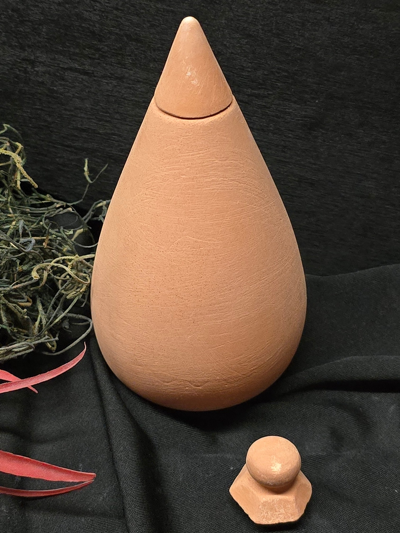 Terracotta Olla Watering Pot, Self Watering Garden Irrigation, Water Saving Olla for Raised Beds, Planters & Gardens (8oz) product image (3)