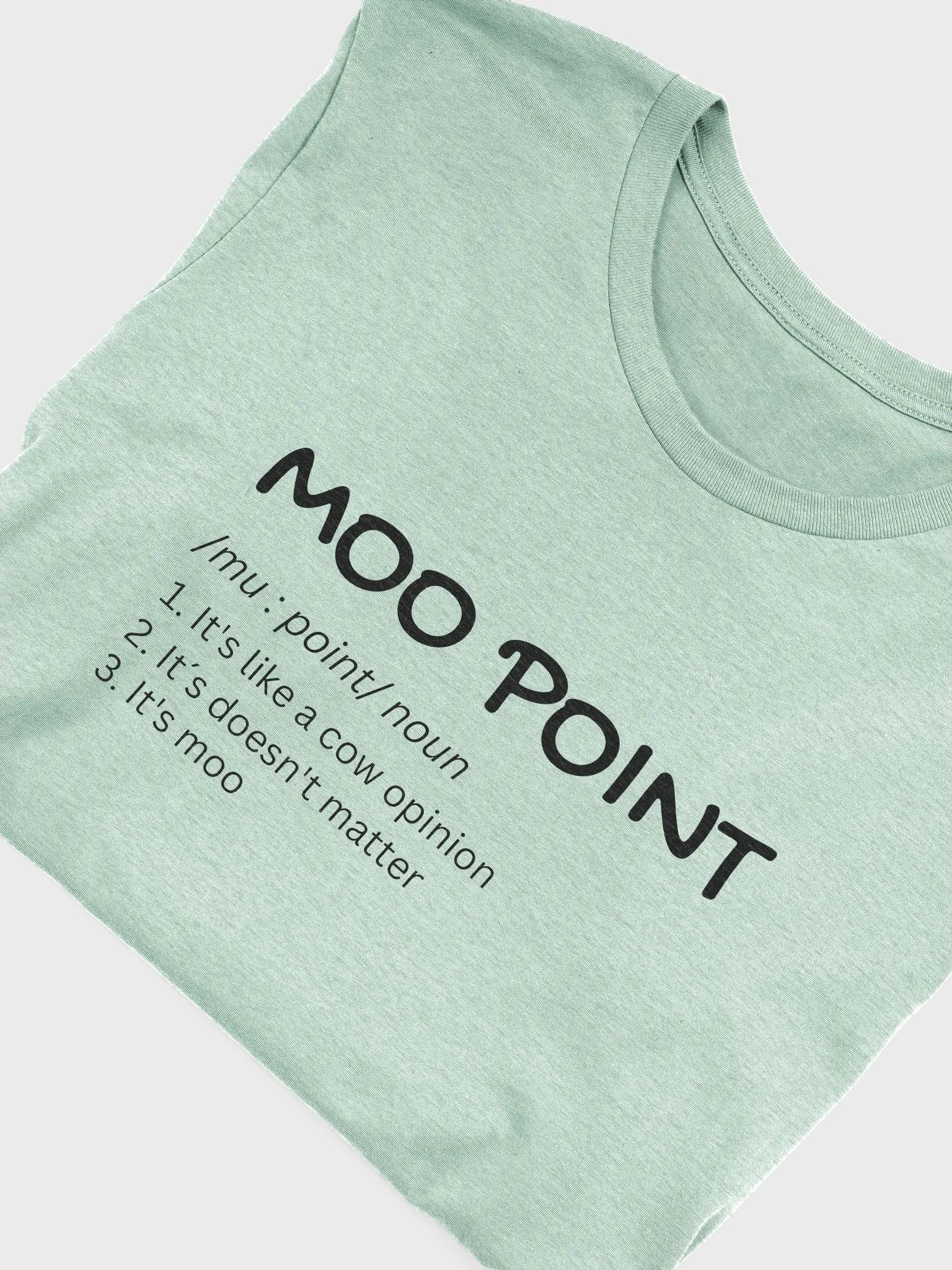"MOO point" t-shirt product image (3)