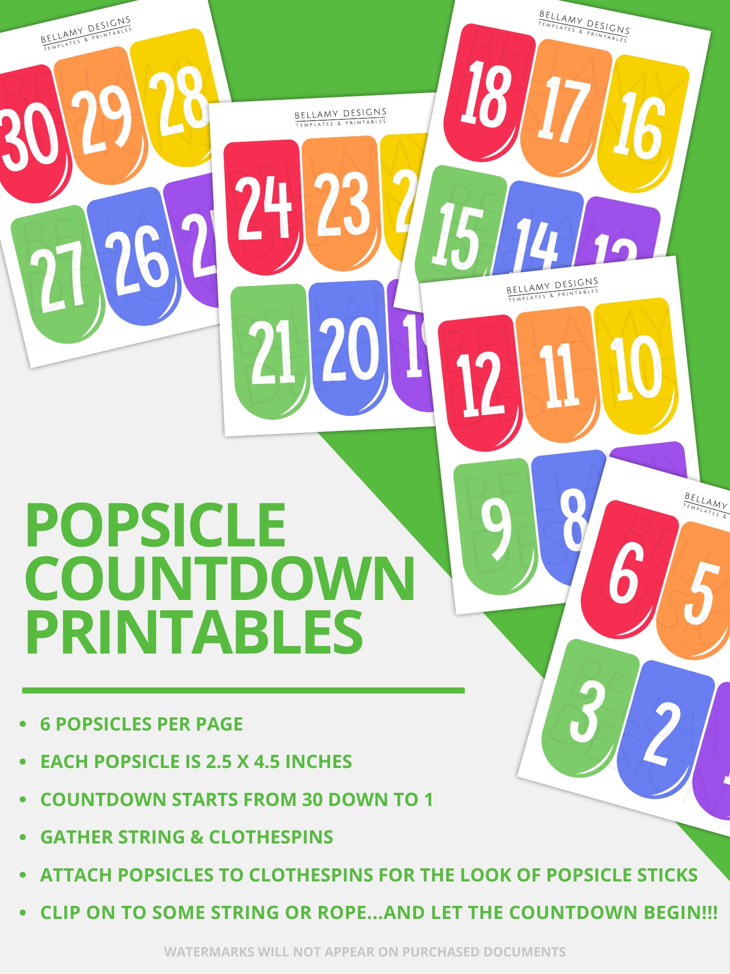 Last Day of School Countdown Printable product image (6)