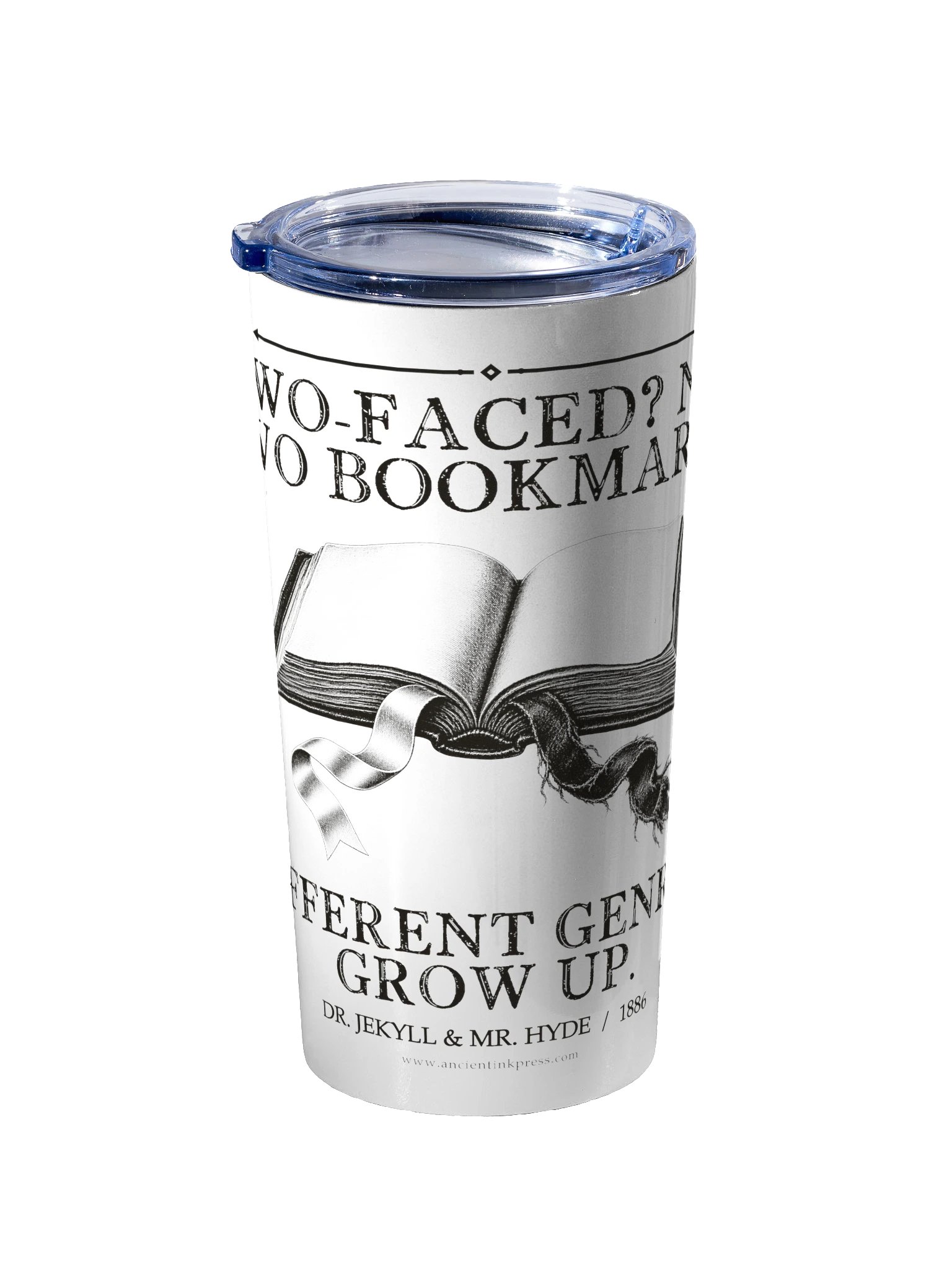 Two Bookmarks Genres -- The Strange Case of Dr Jekyll and Mr Hyde 20oz Tumbler product image (2)