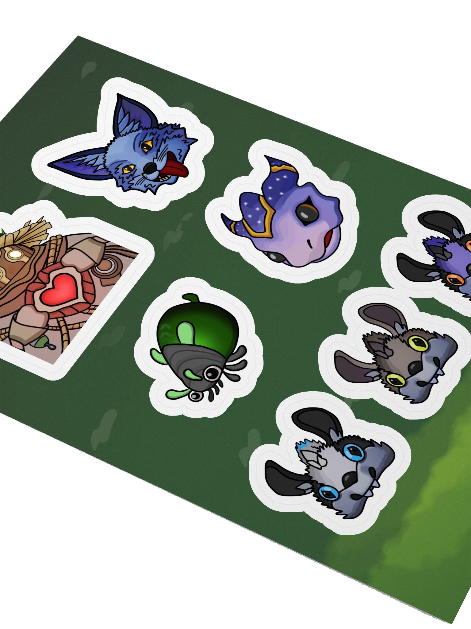 Palia Emotes Set - Kiss Cut Sticker Sheet product image (3)