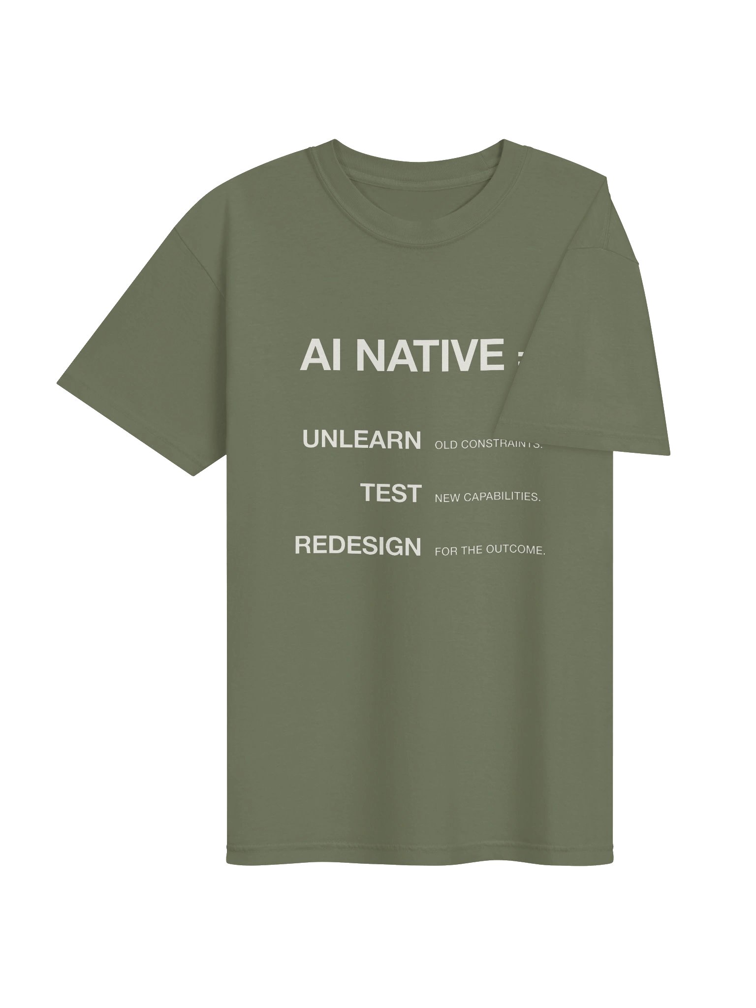 AI Native = Unlearn. Test. Redesign. product image (5)