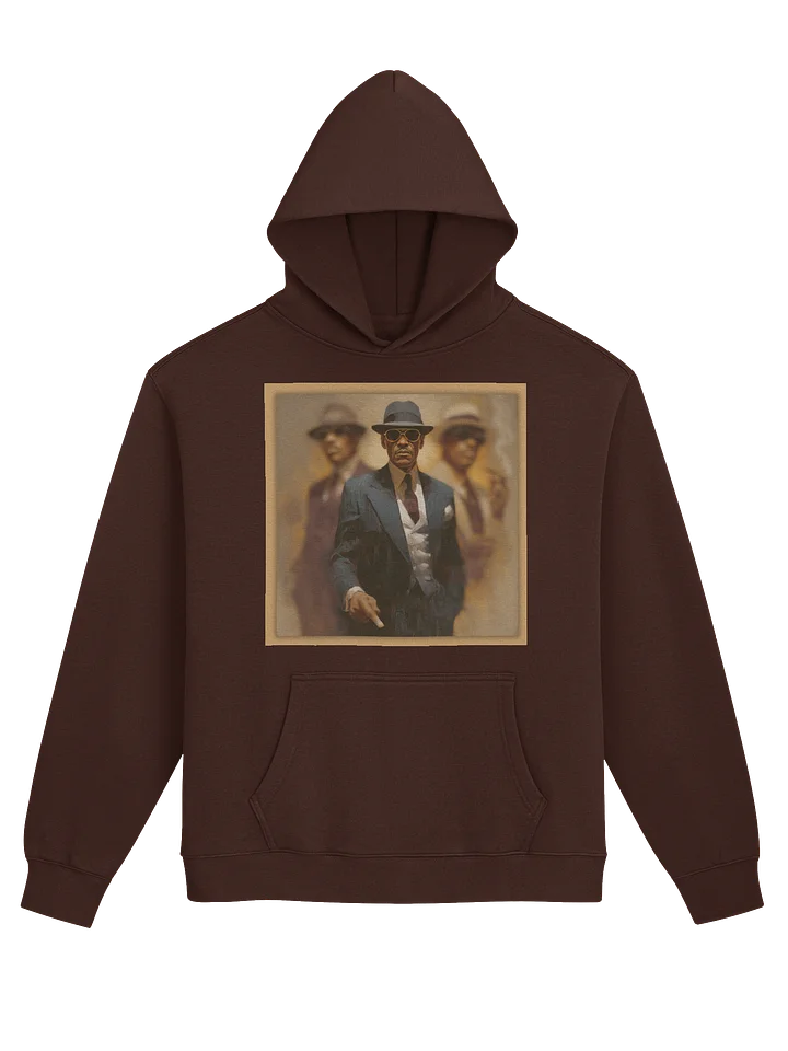 Retro Style Gentleman Portrait Hoodie product image (25)