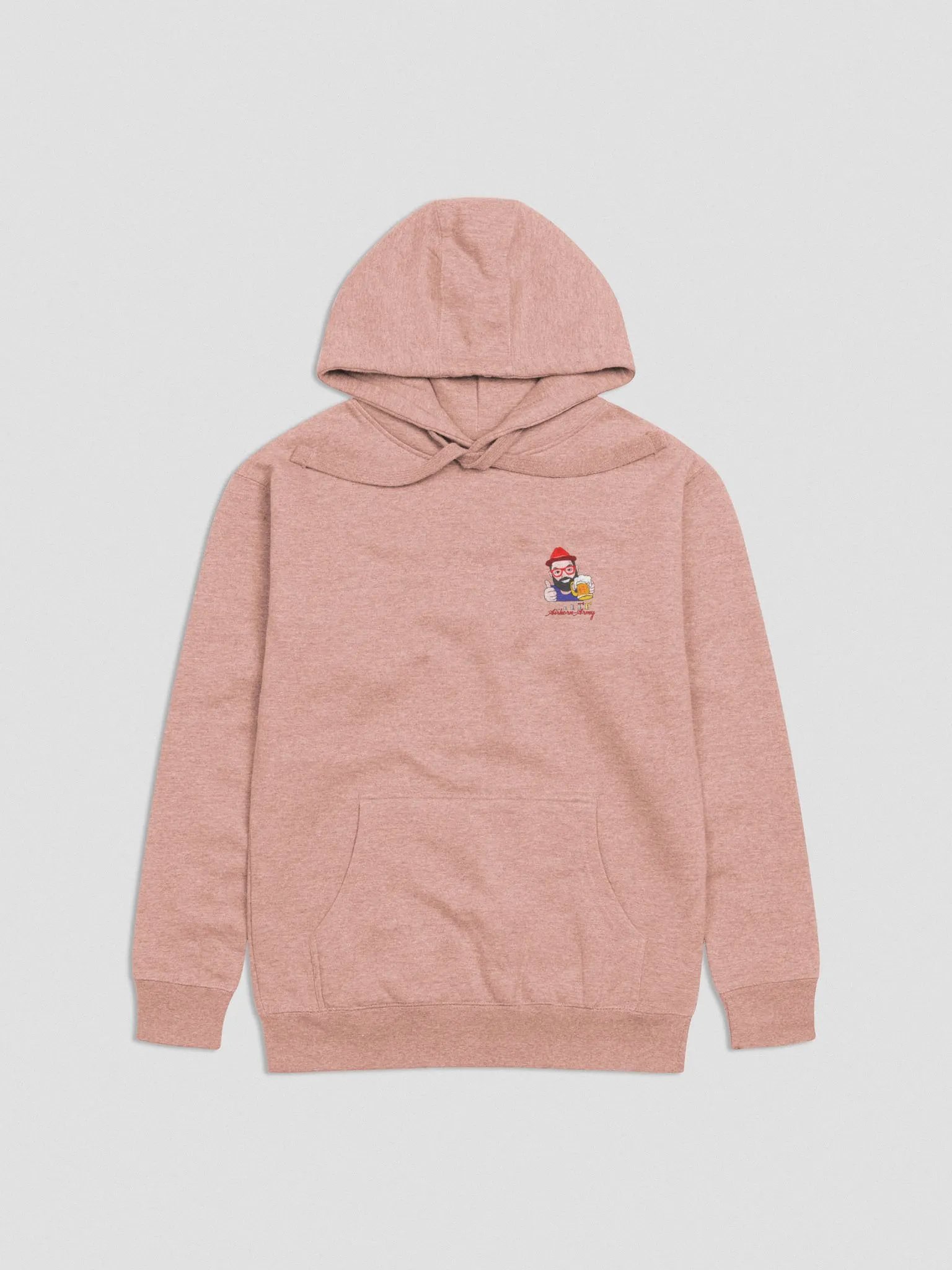 Questje Premium Hoodie airhorn-army small logo product image (5)