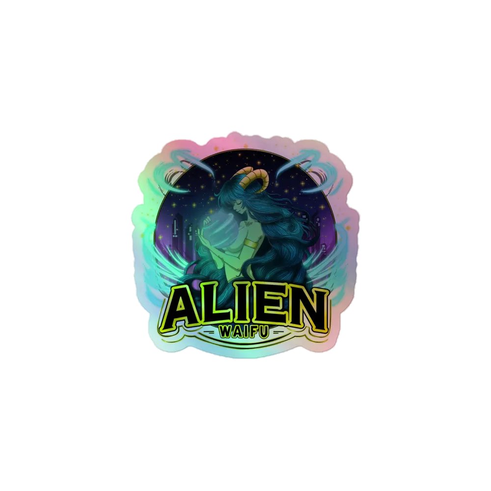 Cosmic Companion-Cut Holographic Sticker Sheet product image (1)