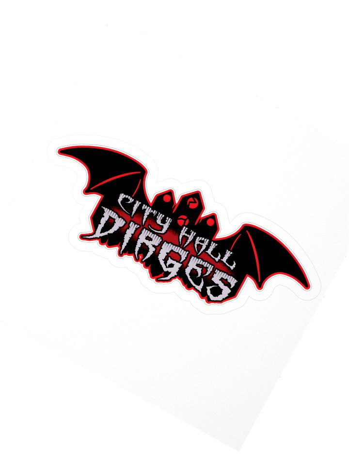 City Hall Dirges Wide Logo Sticker product image (2)