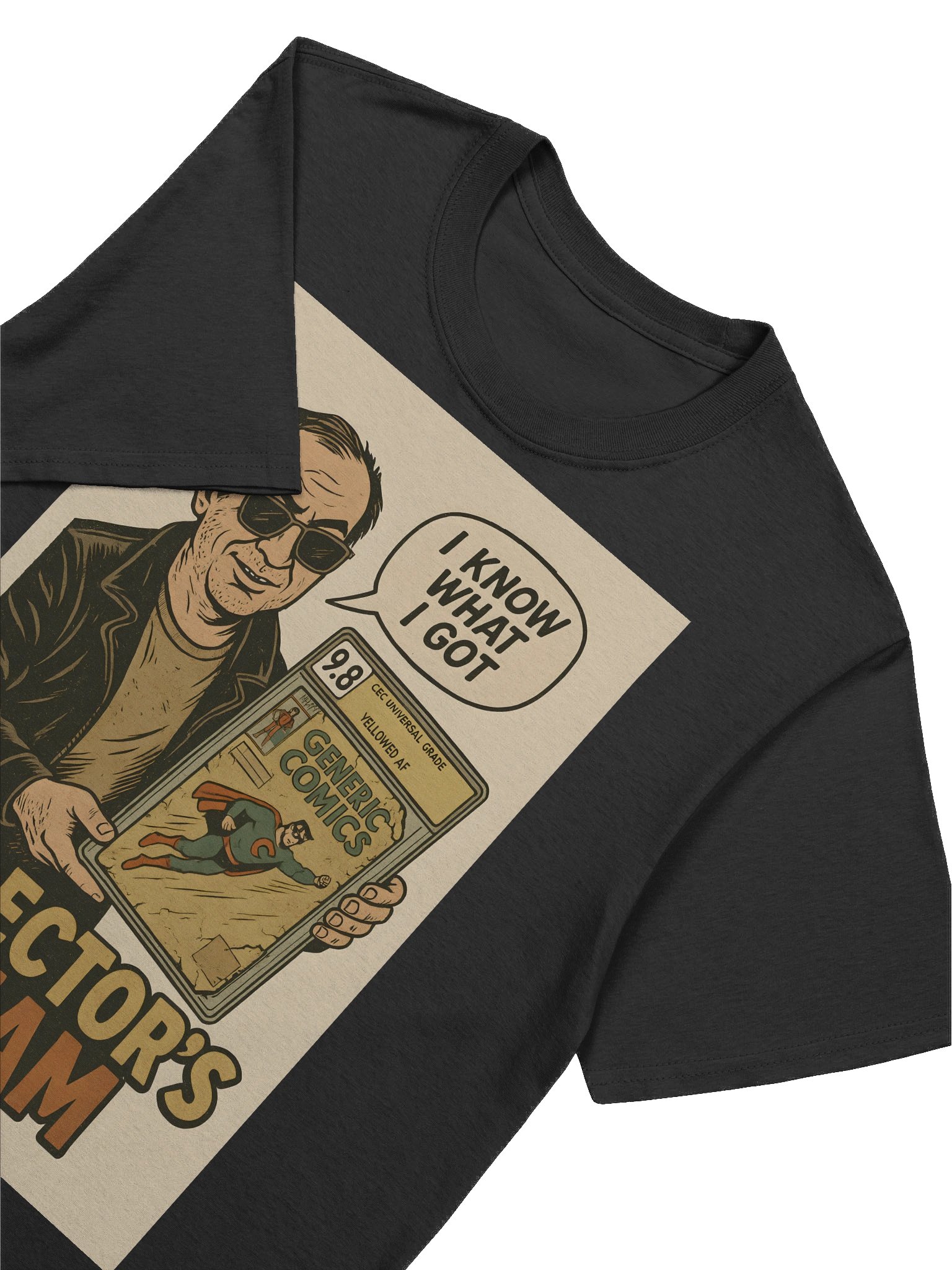 I Know What I Got T-Shirt | 9.8 Yellowed AF Comic Parody Tee | Vintage Comic Collector Humor product image (7)