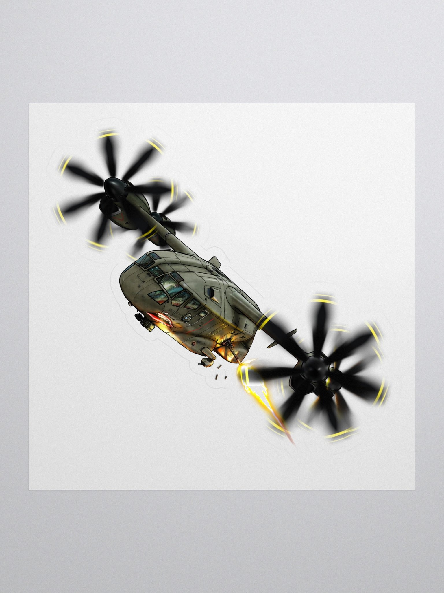 Tarantula - Olive Drab (5.5 inch Sticker) product image (1)