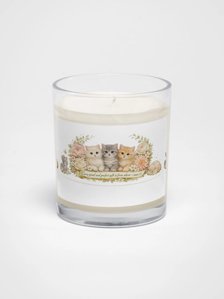 James 1:17 Kitten Blessing Candle collection product image (1)