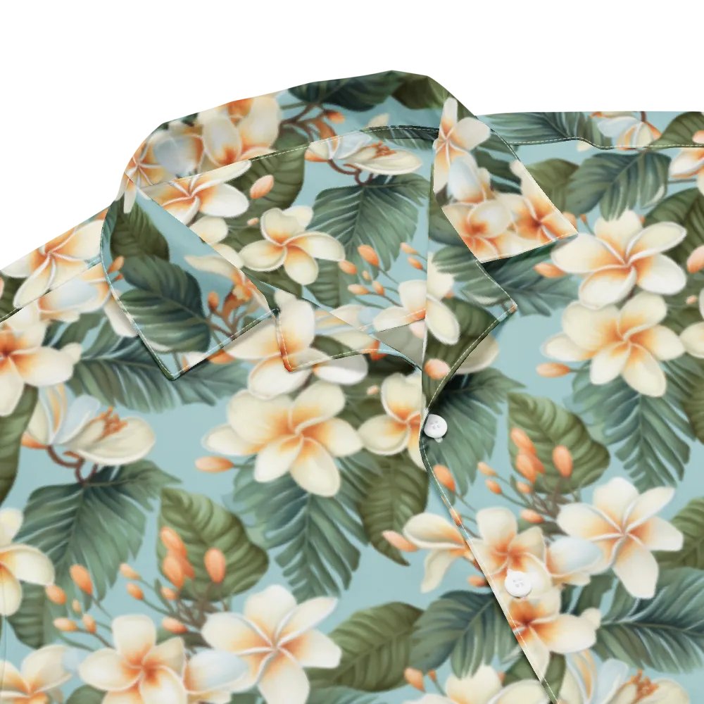 Plumeria Floral Hawaiian Shirt product image (4)