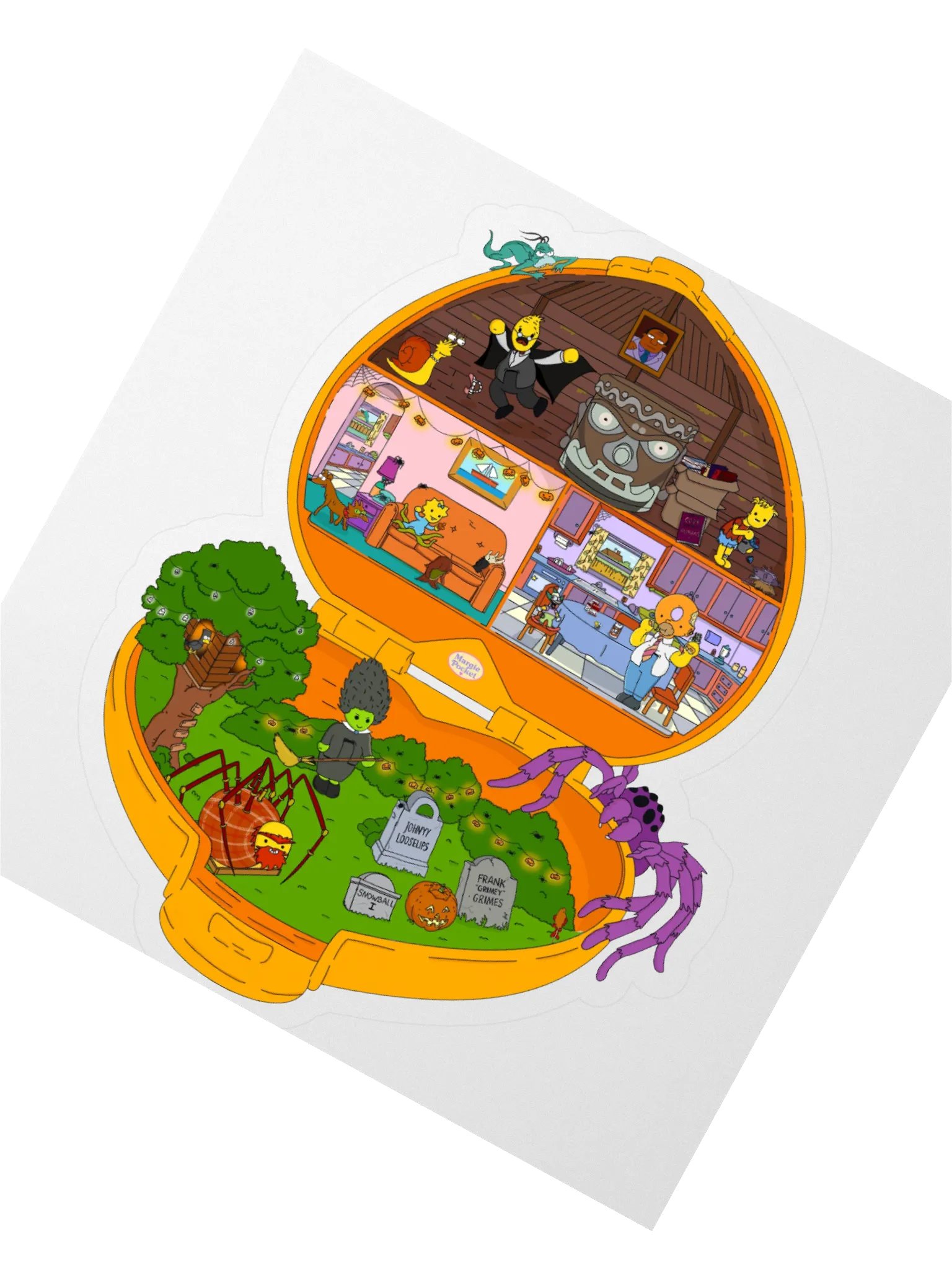 spooky pocket sticker product image (2)