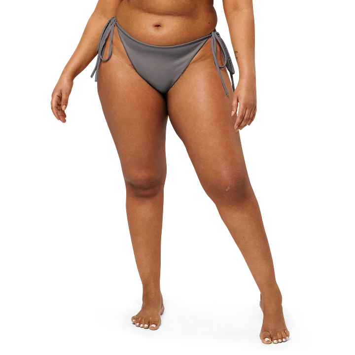 Minimal Gray All-Over Print Bikini Bottom product image (2)
